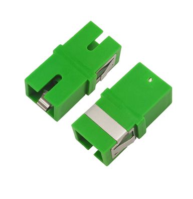 helos LWL Kupplung SC/APC Simplex mit Laserschutz für FTTH Anschlussdose