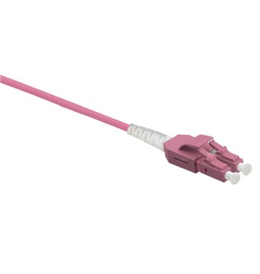 helos LWL OM4 Patchkabel Uniboot LSZH 2,0mm LC/LC erikaviolett 3,0m