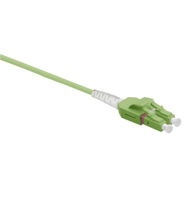 helos LWL OM5 Patchkabel Uniboot LSZH 2,0mm LC/LC lindgrün 7,50m