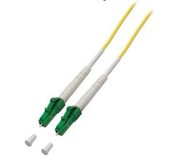helos LWL Patchkabel LC-APC/LC-APC Simplex G652D, 9/125µm OS2 gelb 4,0m