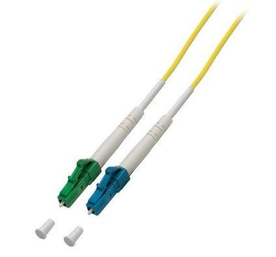 helos LWL Patchkabel LC-APC/LC-PC Simplex G657 9/125µm OS2 gelb 2,0m