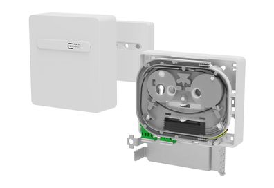 METZ Connect OpDAT APL Anschlussbox splice 2xLC-D APC OS2, 4 Pigtails