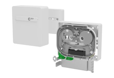 METZ Connect OpDAT APL Anschlussbox splice 2xSC-S APC OS2, 2 Pigtails