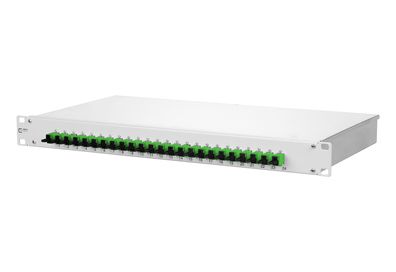 METZ Connect OpDAT fix Patchfeld VIK 24xE2000 APC (grün), OS2, grau