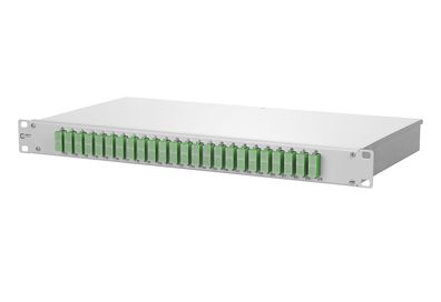METZ Connect OpDAT fix Patchfeld VIK 24xSC-D APC (grün), OS2, grau