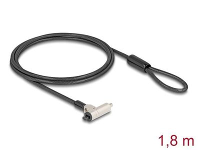 Navilock Notebook Sicherungskabel mit Schlüssel für Kensington Slot 3 x 7