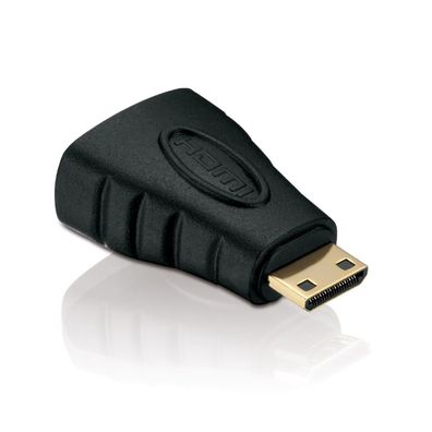 PureLink Adapter, mini HDMI St./HDMI Bu., FULL HD, BASIC, schwarz
