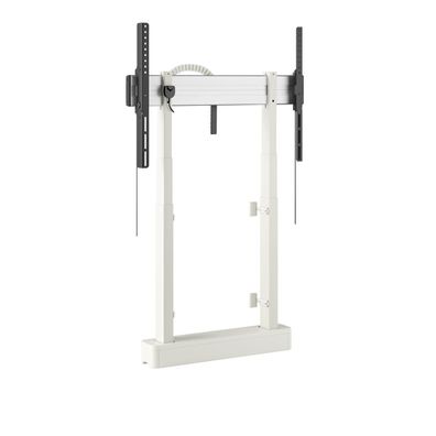 Vogels RISE 2005 Boden-Wand-Lösung mit motorisiertem Display-Lift - weiß