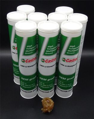 9x 400g Castrol LMX LI-Komplexfett Lebensdauerschmierung Radlagerfett Mercedes