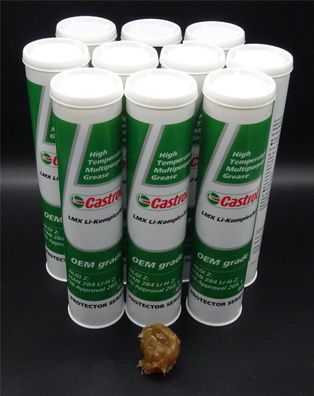 10x 400g Castrol LMX LI-Komplexfett Lebensdauerschmierung Radlagerfett Mercedes
