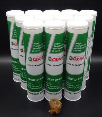 12x 400g Castrol LMX LI-Komplexfett Lebensdauerschmierung Radlagerfett Mercedes