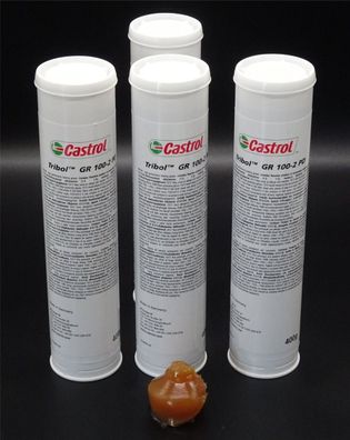 4x 400g Castrol Tribol GR 100-2 PD Hochleistungslagerfett Fett Mehrzweckfett