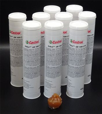 9x 400g Castrol Tribol GR 100-2 PD Hochleistungslagerfett Fett Mehrzweckfett