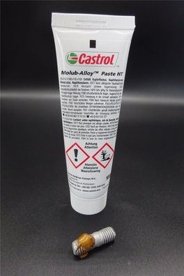 100g Tube Castrol Hochtemperatur Kupferpaste HT -30 °C bis + 1100 °C