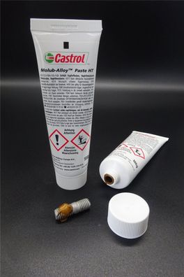 2x 100g Tube Castrol Hochtemperatur Kupferpaste HT -30 °C bis + 1100 °C