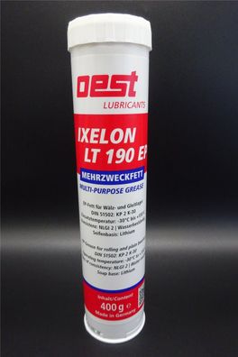 1x 400g Oest Ixelon LT 190 EP Kartusche Mehrzweckfett Gleit- und Wälzlager Fett