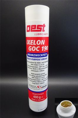 1x 400g Oest Ixelon GOC 190 Lube-Shuttle Mehrzweckfett Gleit- und Wälzlager Fett