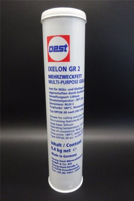 1x 400g Oest Ixelon GR2 Kartusche Mehrzweckfett Gleit- und Wälzlager Fett