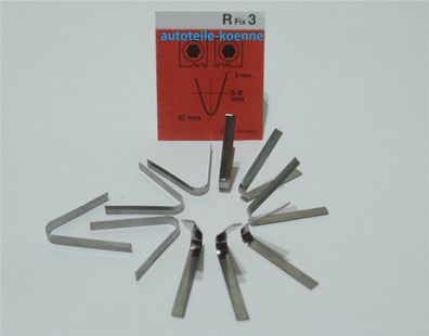 10x Profilschneidemesser 6-8mm R Fix 3 für RC414 RUBBER CUT + Rillfit