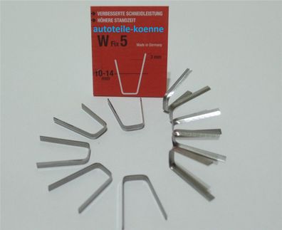 10x Profilschneidemesser 10-14mm W Fix 5 für RC414 RUBBER CUT + Rillfit
