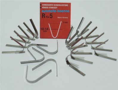 20x Profilschneidemesser 10-14mm R Fix 5 für RC414 RUBBER CUT + Rillfit
