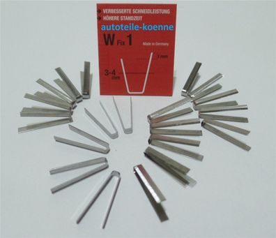 20x Profilschneidemesser 3-4mm W Fix 1 für RC414 RUBBER CUT + Rillfit