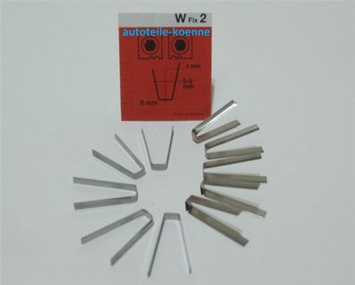 10x Profilschneidemesser 5-6mm W Fix 2 Rubber Cut Rillfit Rillcut Messer