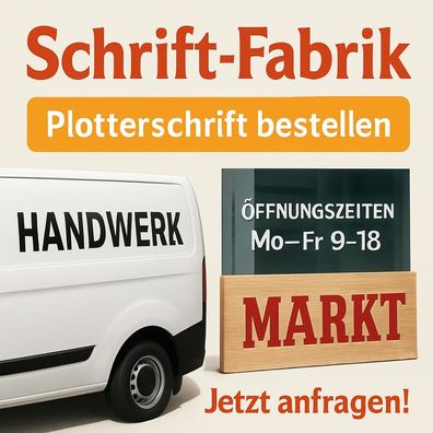 Plotterschrift bestellen