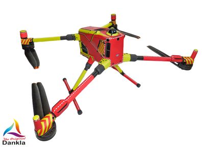 DJI M400 - Skin - Design: Feuerwehr ohne Alles - Individualisierbar - Folie/Sticker