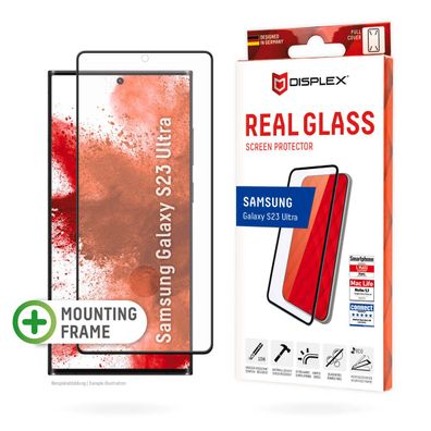 Displex Panzerglas 10H vollflächig Samsung Galaxy S23 Ultra