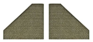 Vollmer 48101 H0 Stützwand, 2 Stueck Spur H0