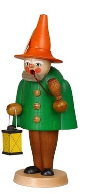 Räuchermann Wichtel grün groß HxBxT 31x13x13cm NEU Rauchen Rauchfigur Rauchmann
