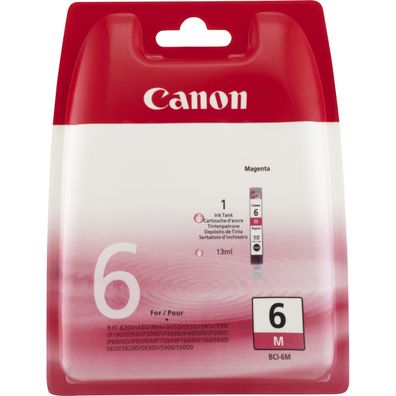 Canon Tintenpatrone BCI-6M Magenta (ca. 280 Seiten)