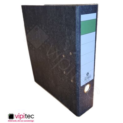 FALKEN DIN A4 Aktenordner Briefordner Ringordner Ordner 8cm Breit Schwarz Grün