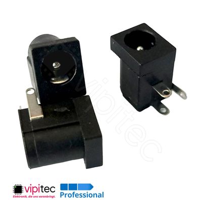 DC-005-2.0 DC Buchse 5,5x2,1 mm Hohlstecker Lötfahne 6,3x2,0 30V 0,5A Strom Jack