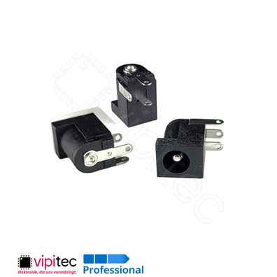 DC-005-2.5A DC Buchse für 5,5x2,5 Hohlstecker THT 6,4x2,5 30V 0,5A Barrel Jack