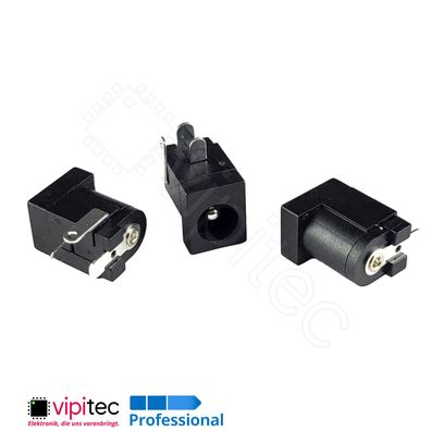 DC-005E-2.5A DC Buchse für 5,5x2,5 Hohlstecker THT 6,3x2,5 24V 5A Barrel Jack