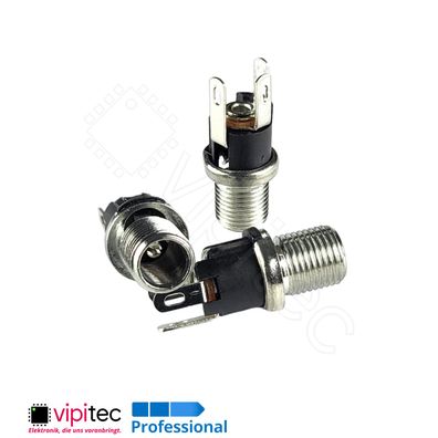 DC-025BM-2.0A DC Buchse 5,5x2,1 Hohlstecker Lötfahne 5,6x2 30V 0,5A Barrel Jack