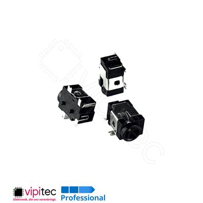 DC-031A-1.0A DC Buchse für 3,5x1,1 Hohlstecker THT 3,7x1 30V 0,5A Barrel Jack