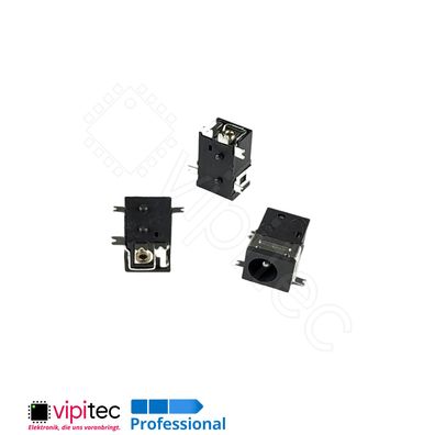 DC-045B-1.3A DC Buchse für 3,5x1,35 Hohlstecker SMD 3,6x1,3 30V 0,5A Barrel Jack