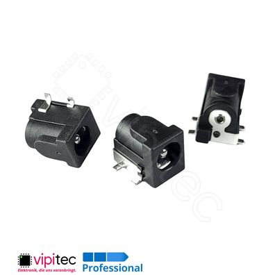 DC-050-2.5A DC Buchse für 5,5x2,5 Hohlstecker SMD 6,4x2,5 30V 0,5A Barrel Jack