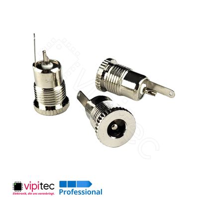 DC-099-2.0F DC Buchse für 5,5x2,1 Hohlstecker Lötfahne 6x2 20V 3A Barrel Jack