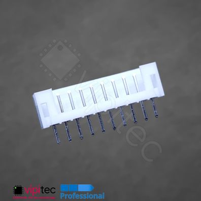 JST PH 2.0 1x10 Einbaustecker Gerade THT 10-polig Stiftleiste Pin Header Buchse