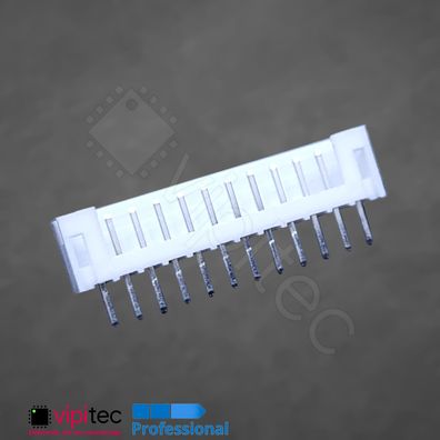 JST PH 2.0 1x12 Einbaustecker Gerade THT 12-polig Stiftleiste Pin Header Buchse