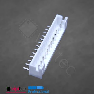 JST PH 2.0 1x13 Einbaustecker Gewinkelt THT 13-polig Stiftleiste Pin Header