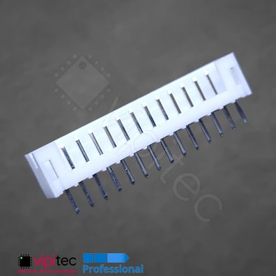 JST PH 2.0 1x14 Einbaustecker Gerade THT 14-polig Stiftleiste Pin Header Buchse