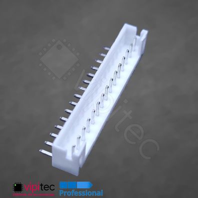 JST PH 2.0 1x15 Einbaustecker Gewinkelt THT 15-polig Stiftleiste Pin Header