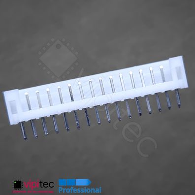 JST PH 2.0 1x16 Einbaustecker Gerade THT 16-polig Stiftleiste Pin Header Buchse