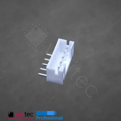JST PH 2.0 1x5 Einbaustecker Gewinkelt THT 5-polig Stiftleiste Pin Header Buchse