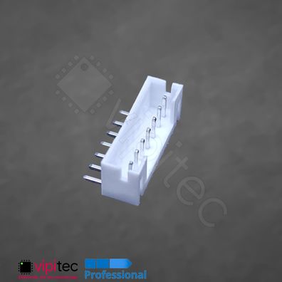 JST PH 2.0 1x7 Einbaustecker Gewinkelt THT 7-polig Stiftleiste Pin Header Buchse